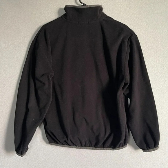 XLARGE UO Snap Button Fleece Sweatshirt Mens S Black Outdoor‎ Camping Hiking - Picture 10 of 12